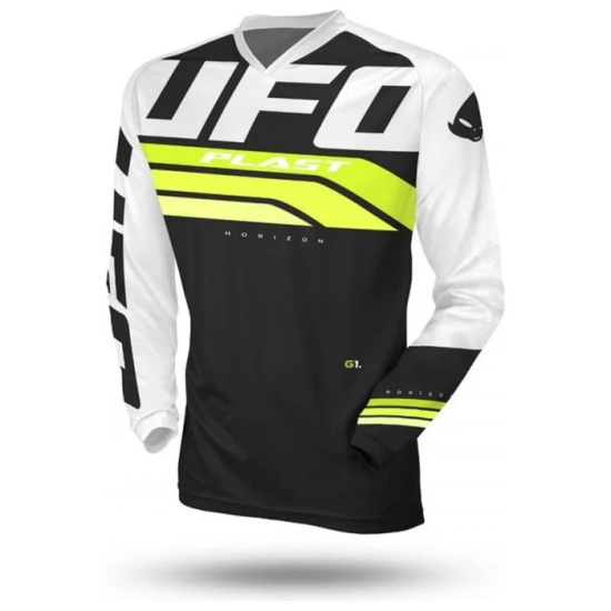 UFO Motocross Top - Black Yellow